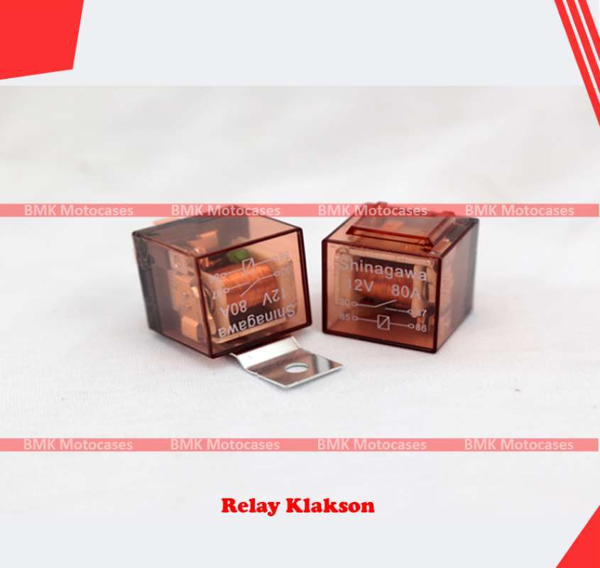 Jual Relay Klakson / Relay Transparan 4 Kaki 80A di Seller BMK