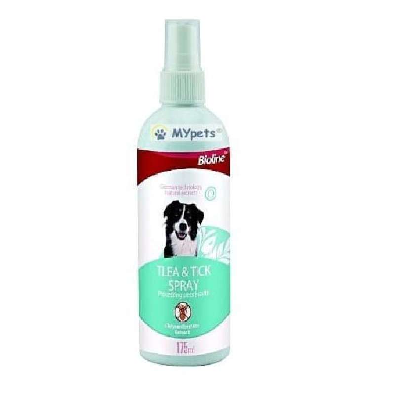 Jual Spray Cairan Anti Kutu Dan Caplak Anjing Kucing Bioline Flea And