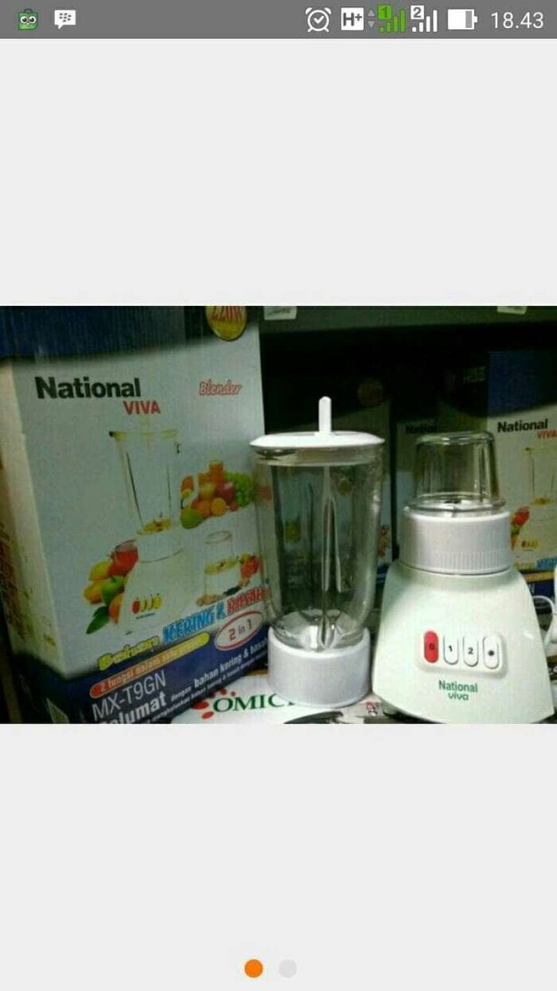 Jual Blender National 2 in 1/Nasional/juicer/bukan miyako/philips