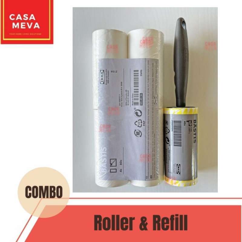 Promo ROL LEM KERTAS PEMBERSIH PAKAIAN PENGANGKAT BULU-LINT ROLLER 40