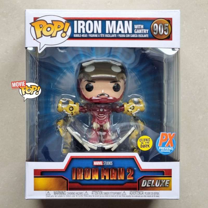 Funko Pop! Iron Man #580 | The Avengers, PX Previews Exclusive, Glows In The Dark