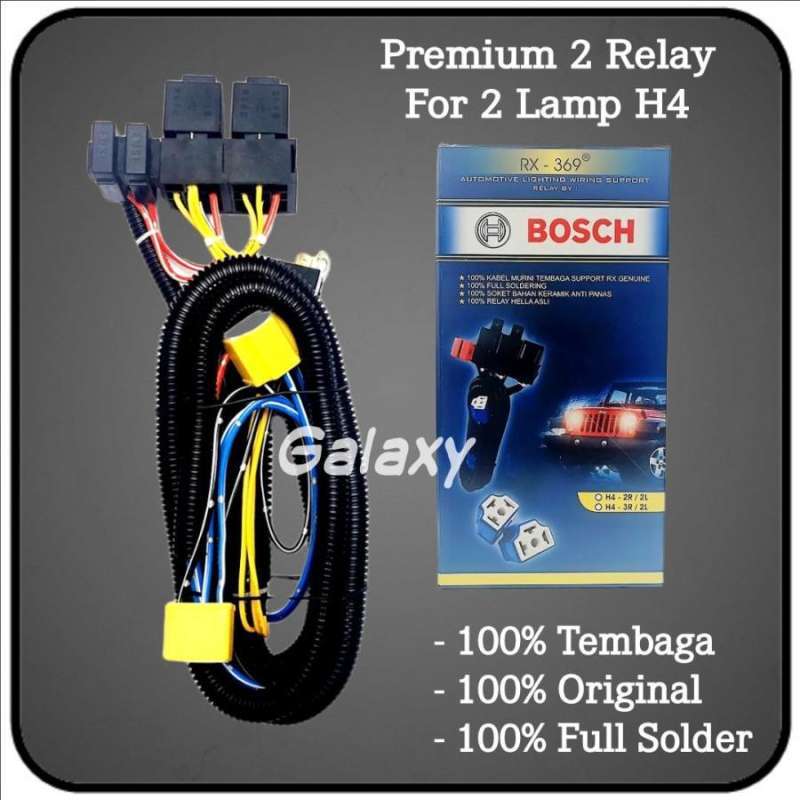 Jual Kabel Set Relay Lampu 2 Relay 2 Lampu di Seller GALAXY OTOMOTIVE