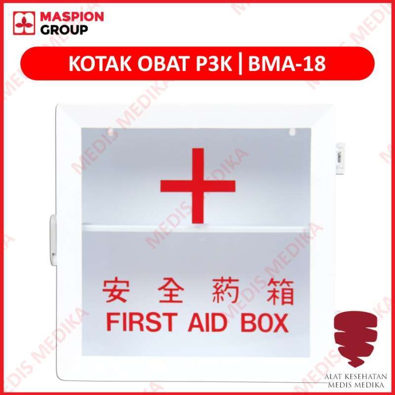 Jual Maspion BMA 18 Kotak Obat P3K Dinding First Aid Box Wadah Tempat 