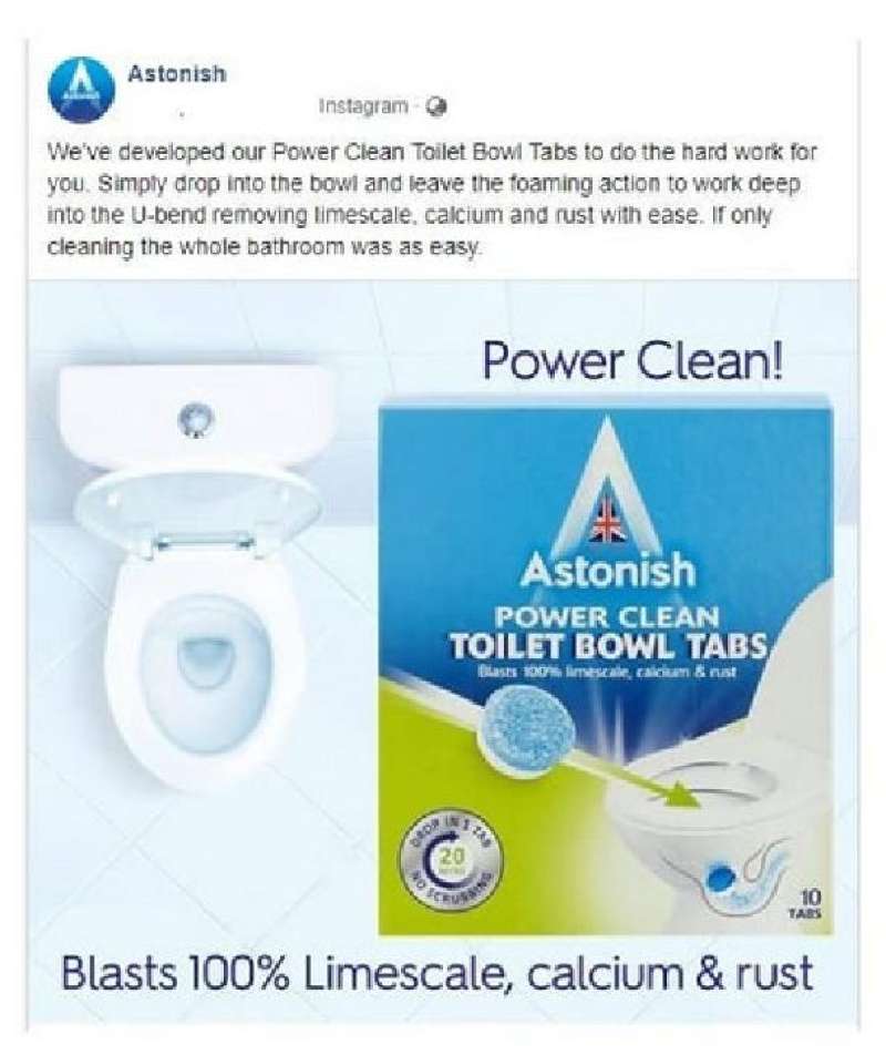 Jual Tablet Pembersih Toilet Astonish Toilet Bowl Cleaner 8 Tabs di