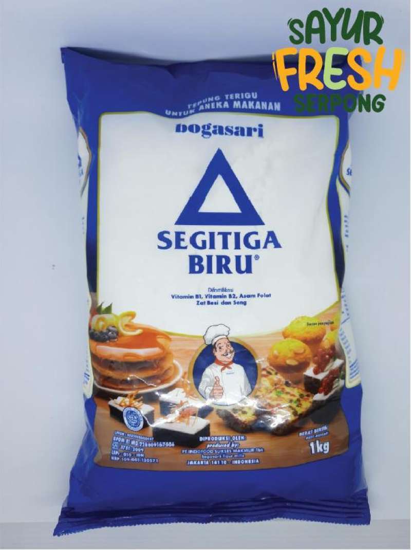 Jual Tepung Terigu Segitiga Biru - 1 Kg di Seller SAYUR FRESH SERPONG ...
