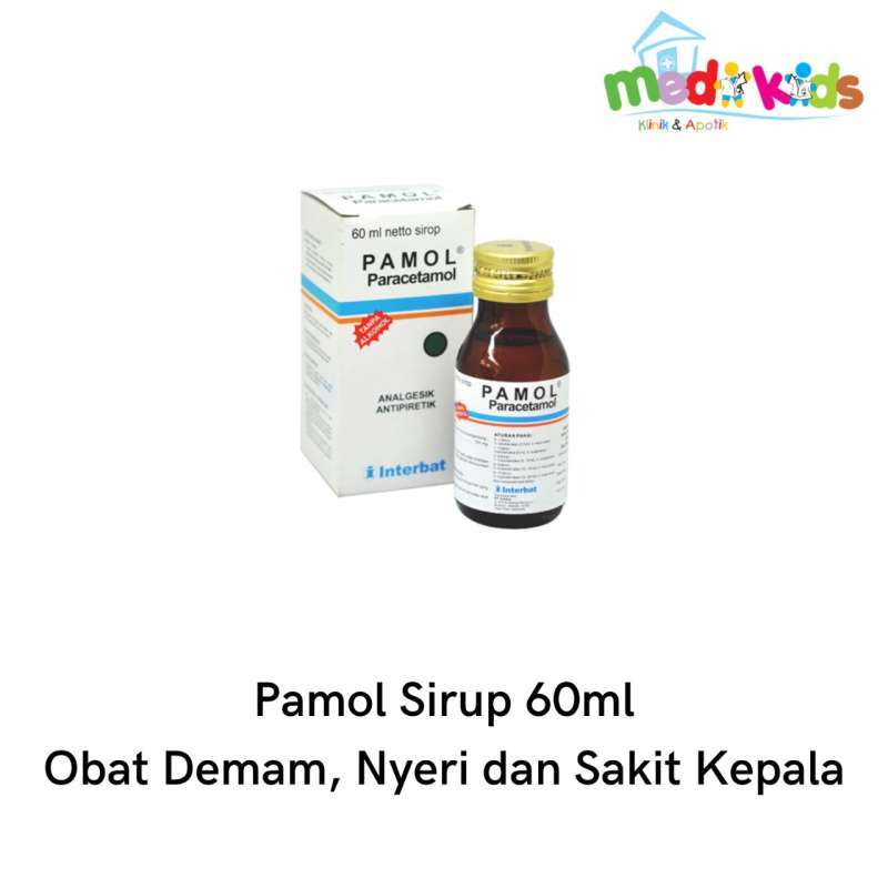 Jual Pamol Syrup Sirup 60ml Obat Demam Paracetamol di Seller Apotik