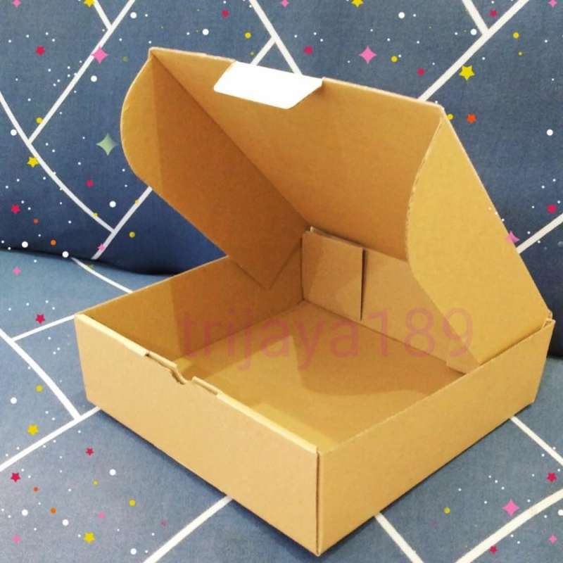 Jual Kardus packing box pizza / die cut uk 22x22x7 di Seller toserba189