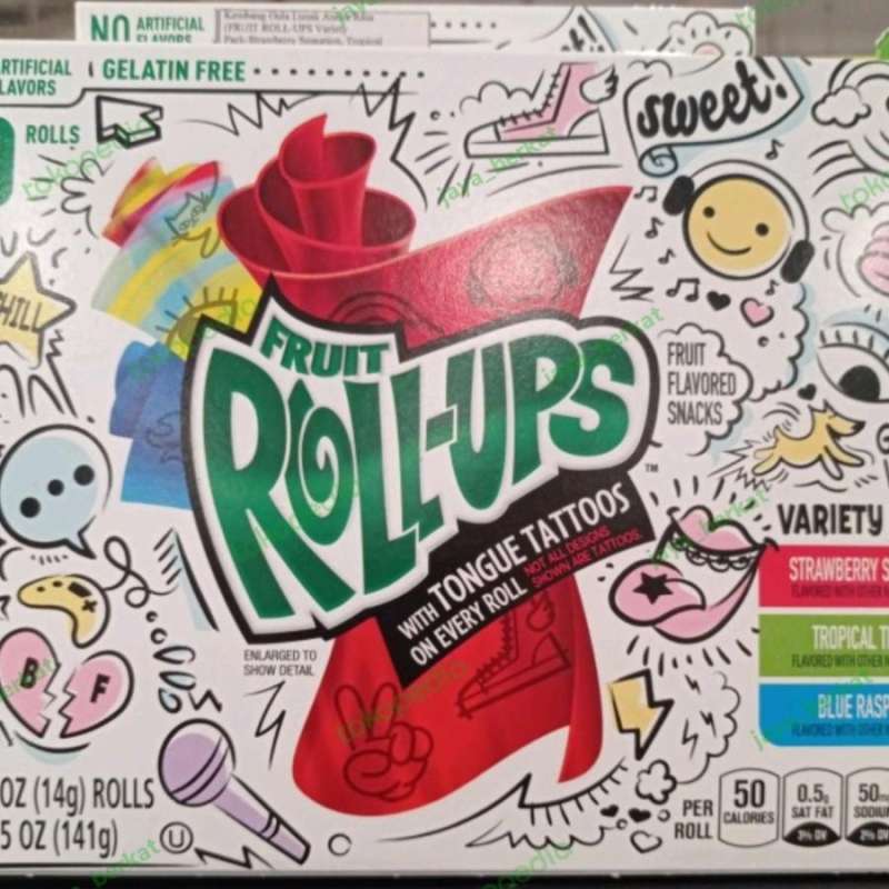 Jual Fruit Roll Ups Variety Pack Permen 141Gr di Seller jaya_berkat