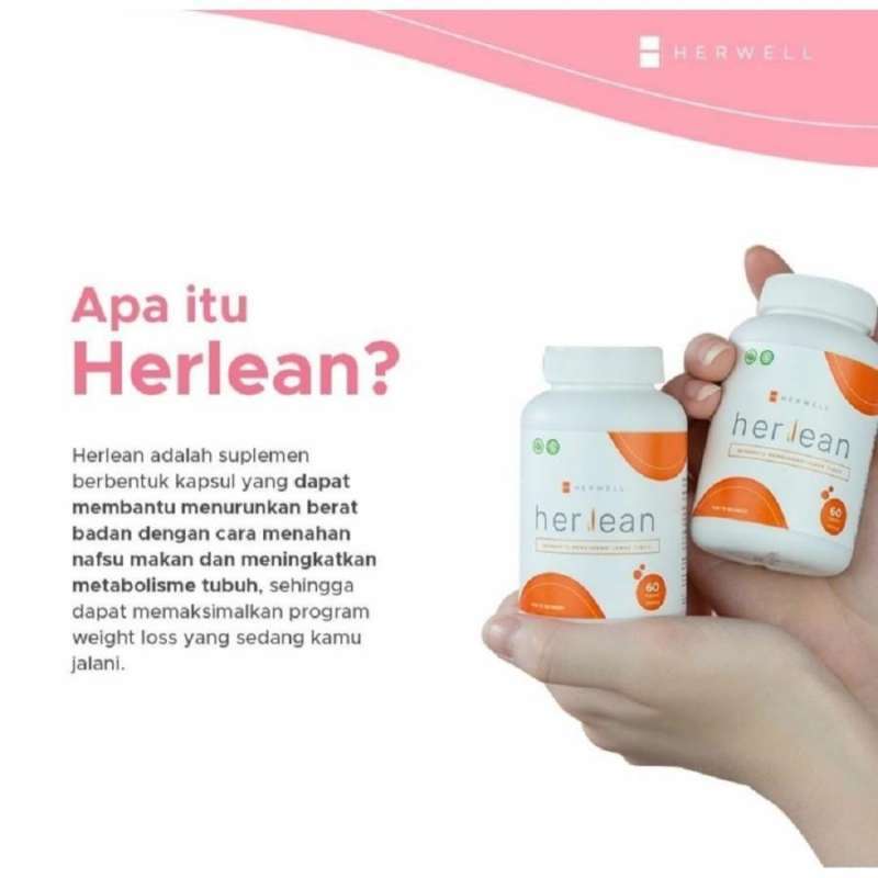 Jual Herlean By Herwell 60 Kapsul Pembakar Lemak Wanita Fatburner Bpom