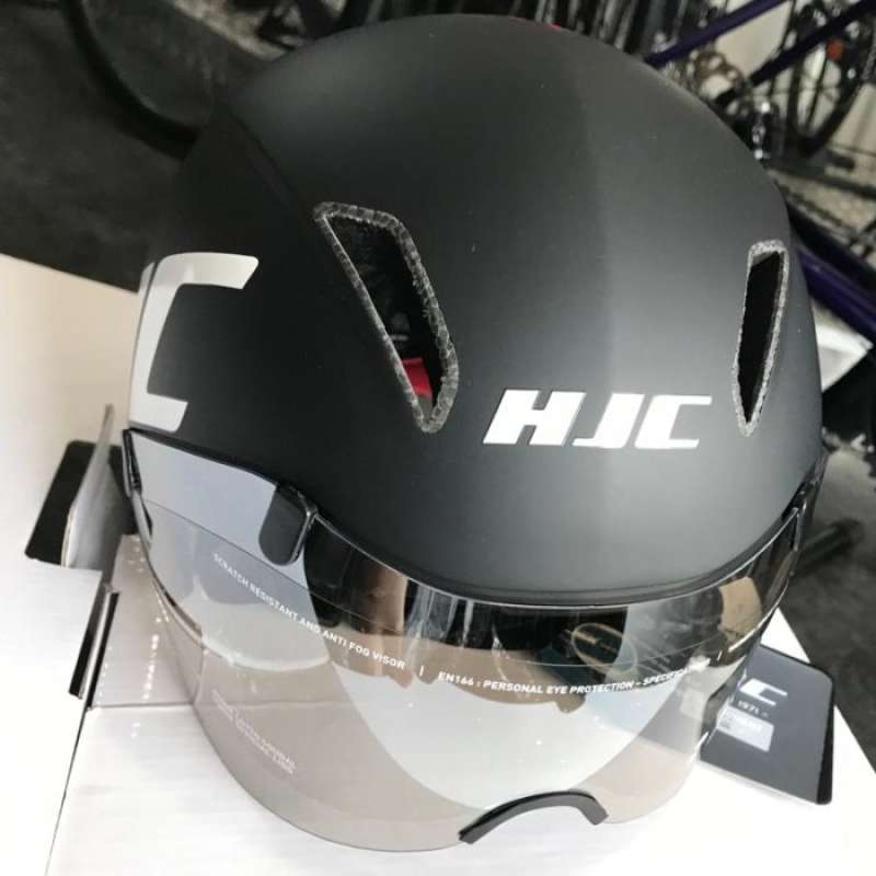 Jual HJC Adwatt Aero Limited Edition Black Helmet Road Bike di Seller