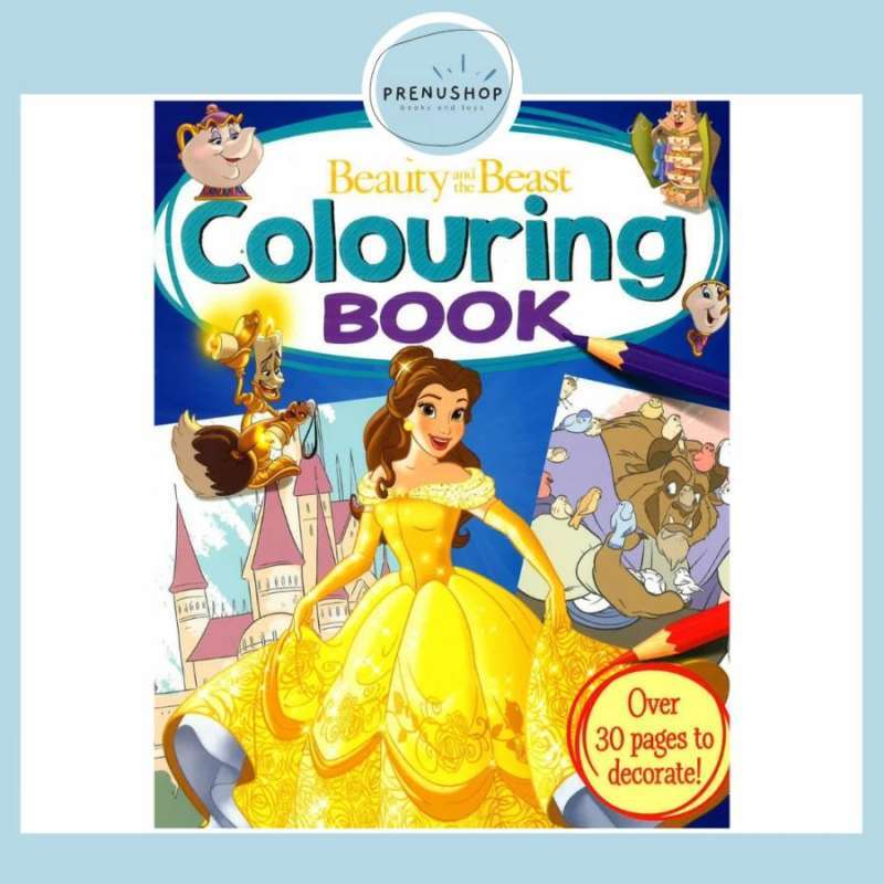 Jual Simply Colouring Book : Disney Beauty and the Beast / Buku