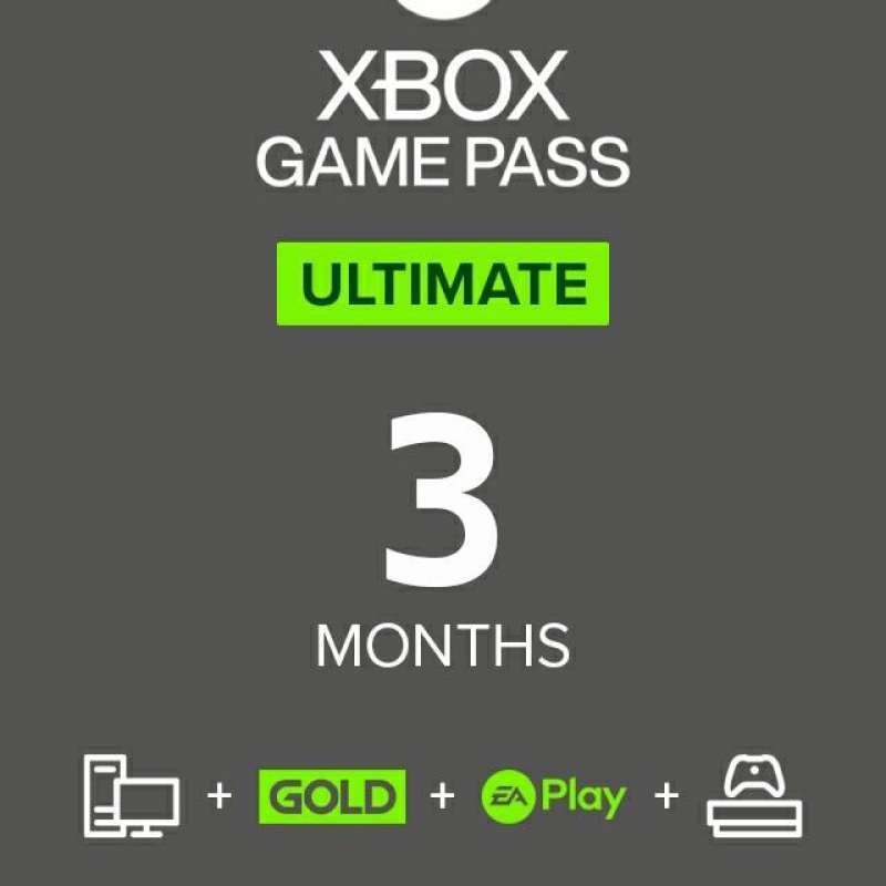 Jual Microsoft Xbox Game Pass Ultimate Global 3 Bulan Free Region Free