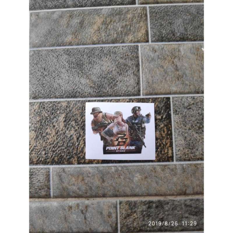 Jual Stiker Logo Game Point Blank Case HP Spion Motor Helm Laptop Buku