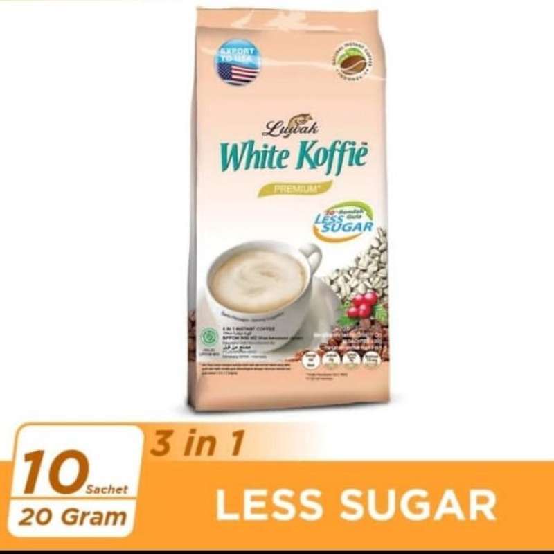 Jual Kopi Luwak White Coffee Less Sugar Isi 10Sachet di Seller Warung