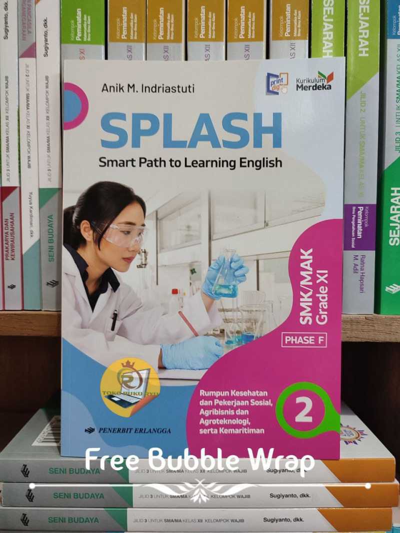 Promo Buku SPLASH English Rumpun Kesehatan Kelas 2 SMK Kurikulum
