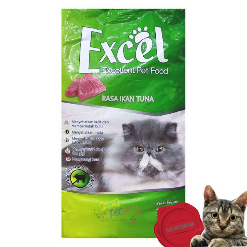 Promo Excel Adult Tuna Donut 20kg No Pork Makanan Kucing Cat Food