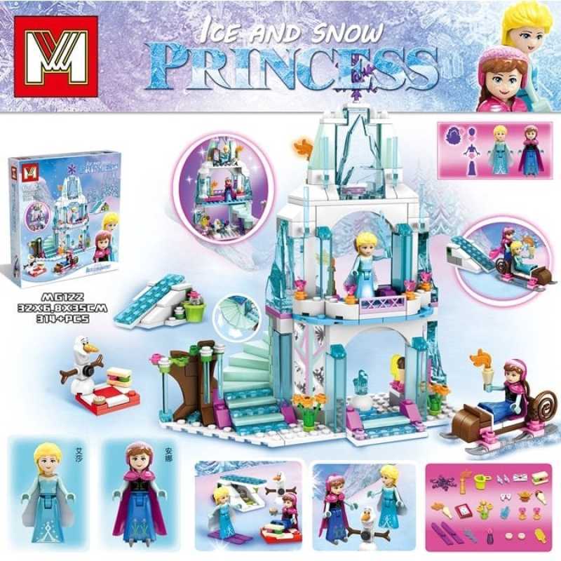elsa château lego