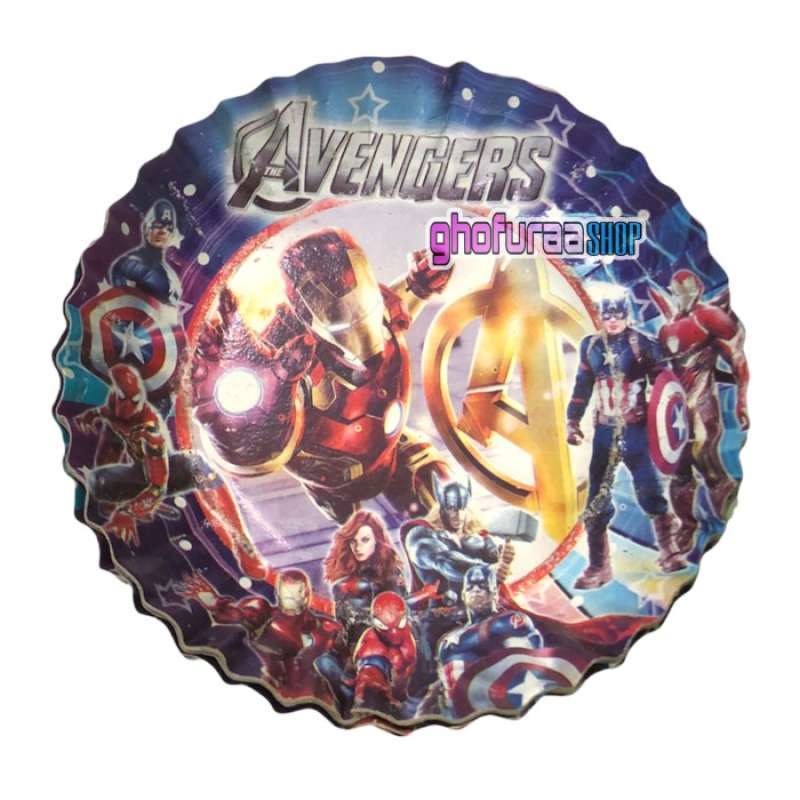 Jual Piring Kue Ulang Tahun Ukuran Small Gambar Karakter Avengers