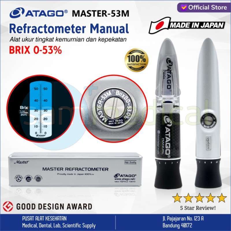 Brix Refractometer Atago Lengkap Harga Terbaru Februari 2024 Blibli