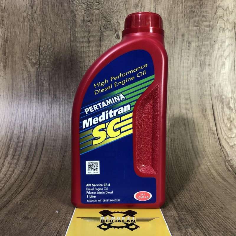 Jual Pertamina Meditran SC 15W-40 (Diesel) 1 Liter - Oli Mesin/Genset ...