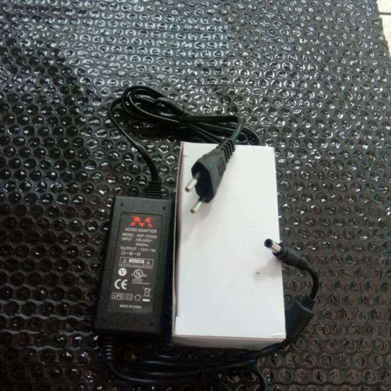 Jual Adaptor 12V 3A Adaptor LED Adaptor DVR Adaptor pompa DC di Seller ...