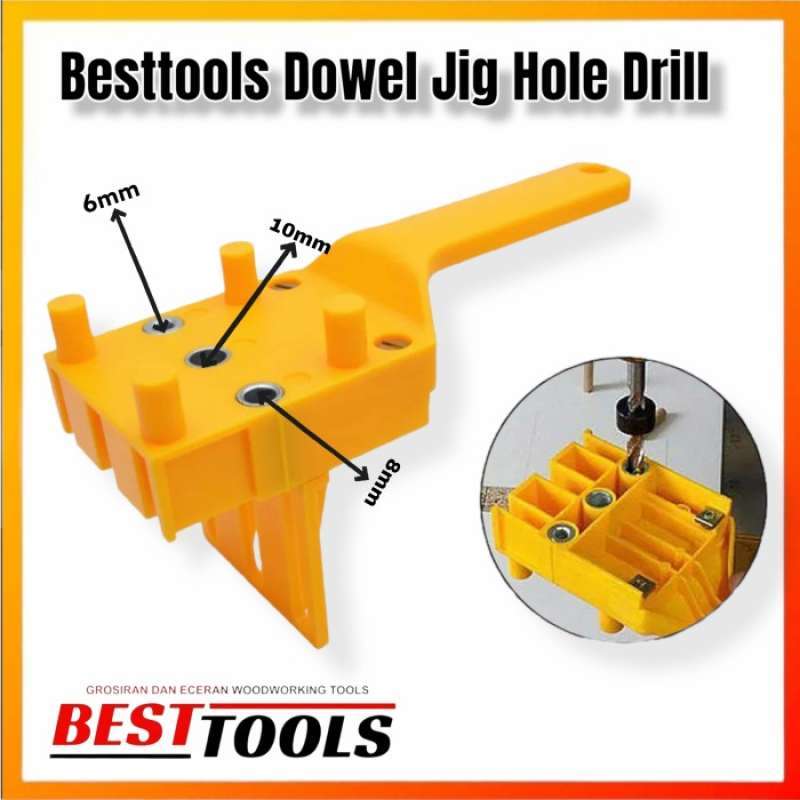 Jual Besttools Dowel Jig Hole Drill Guide Pocket Hole Jig di Seller TB
