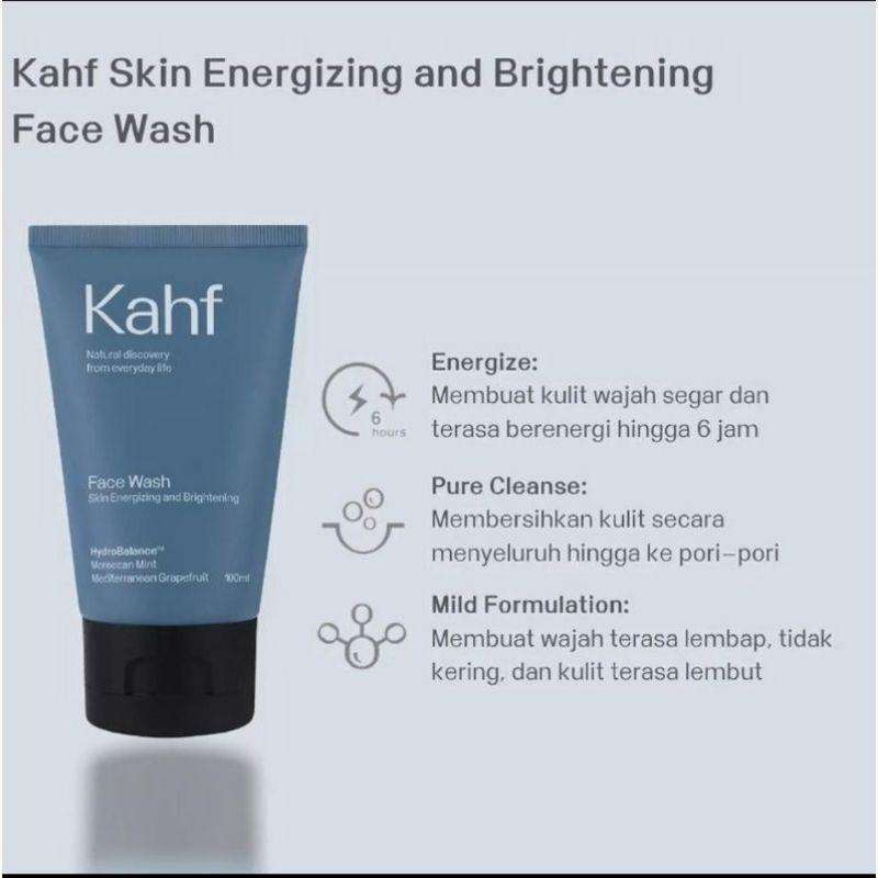 Jual Kahf Skin Energizing and Brightening Face Wash / Oil and Acne Care