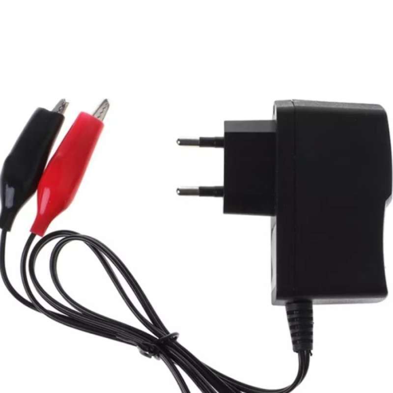 Jual Charger Baterai Aki Mobil Mobilan / Motor Anak 6V 7Ah Sealed Lead