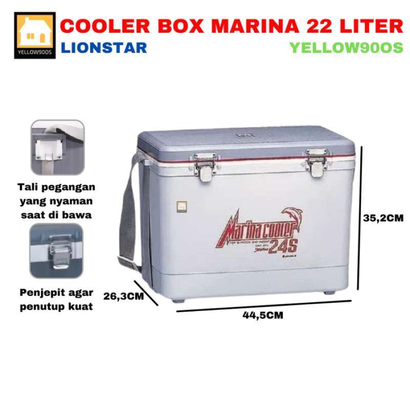 Promo Marina Cool Box / Ice Cooler Box / Kotak Es 24 S Lion Star 22