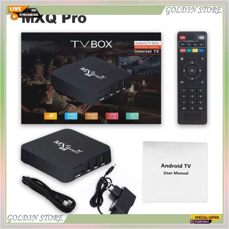 Jual Stb Set Top Box Androit Tv Box Mxq Pro Mxq Pro Fleco 4K Tv Digital