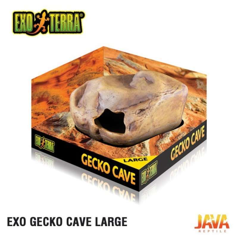 Jual Exo Terra Gecko Hiding Cave Terrarium Large Exoterra di Seller