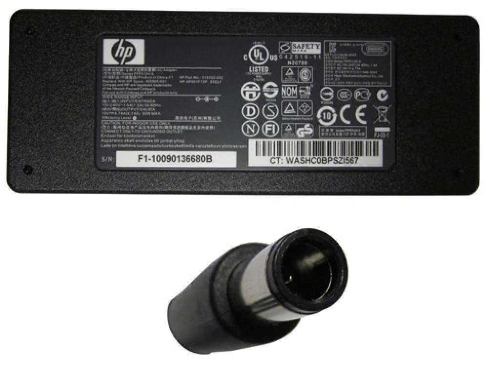Promo GLO - Adaptor HP Compaq 19 V 4.74 A PIN CENTRAL Warna Hitam