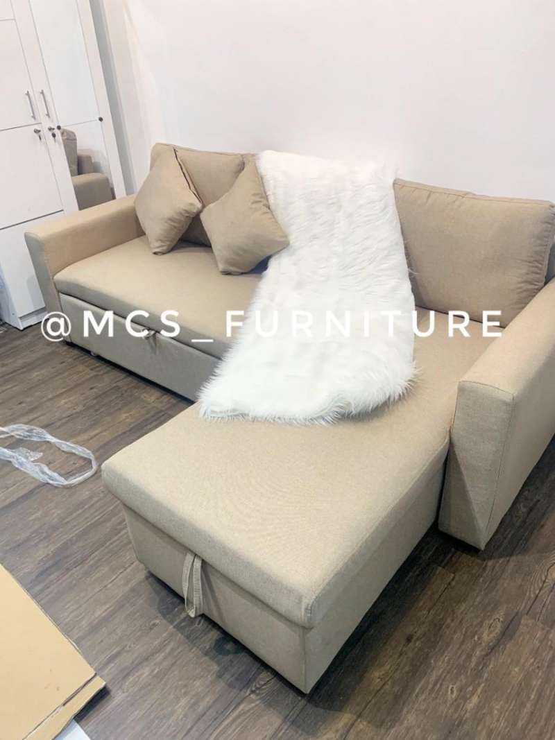 Promo Sofa L Bed Sofabed Pro Design Bisa Ditarik Semarang Diskon 30 di