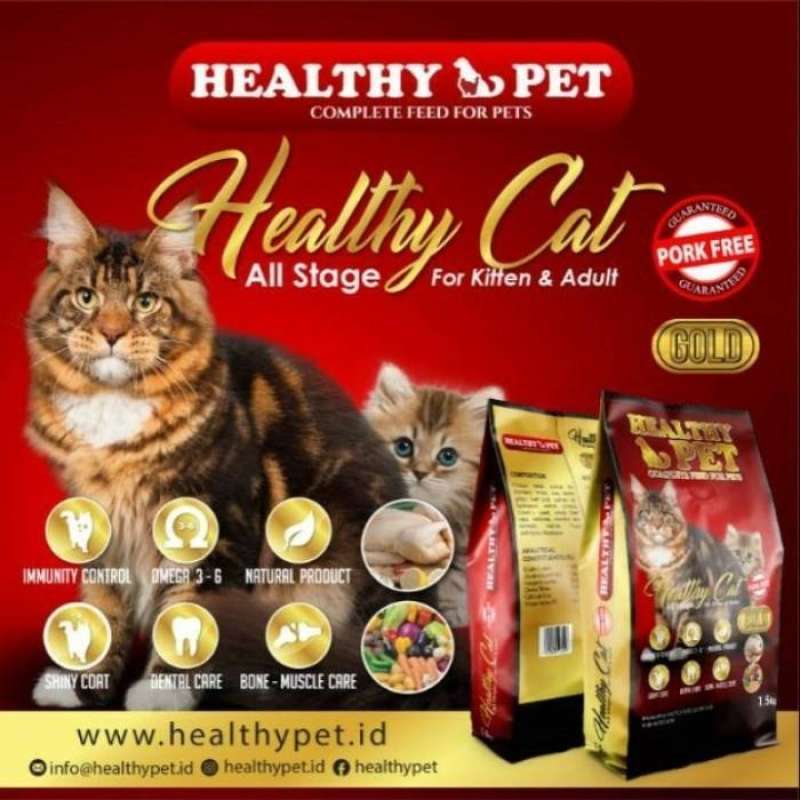 Jual Healthy Pet Cat Food 7,5kg Makanan Kucing Kering Di Seller