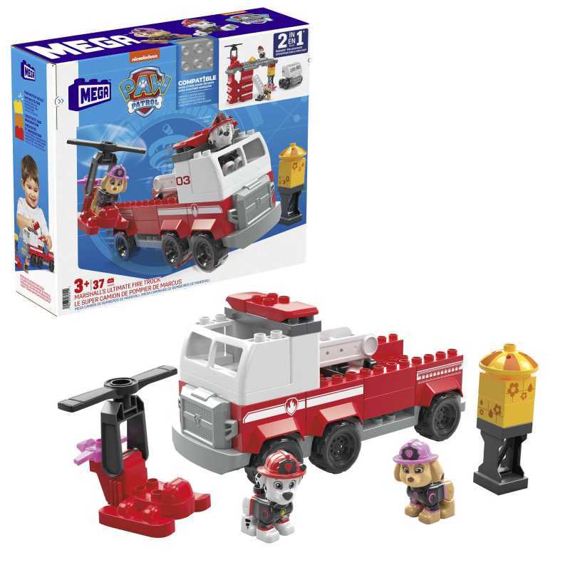 Promo Mega Bloks Paw Patrol Marshall Ultimate Fire Truck HHN05 Diskon ...
