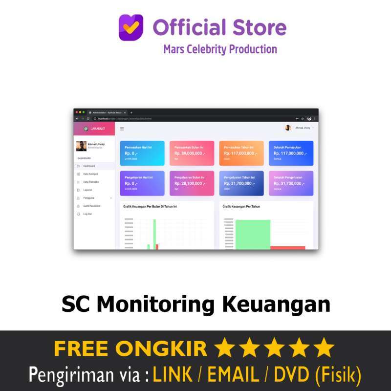 Jual Source Code Monitoring Keuangan Online Digital Dengan Framework Laravel Siap Pakai Di Jual Source Code Monitoring Keuangan Online Digital Dengan Framework Laravel Siap Pakai Di