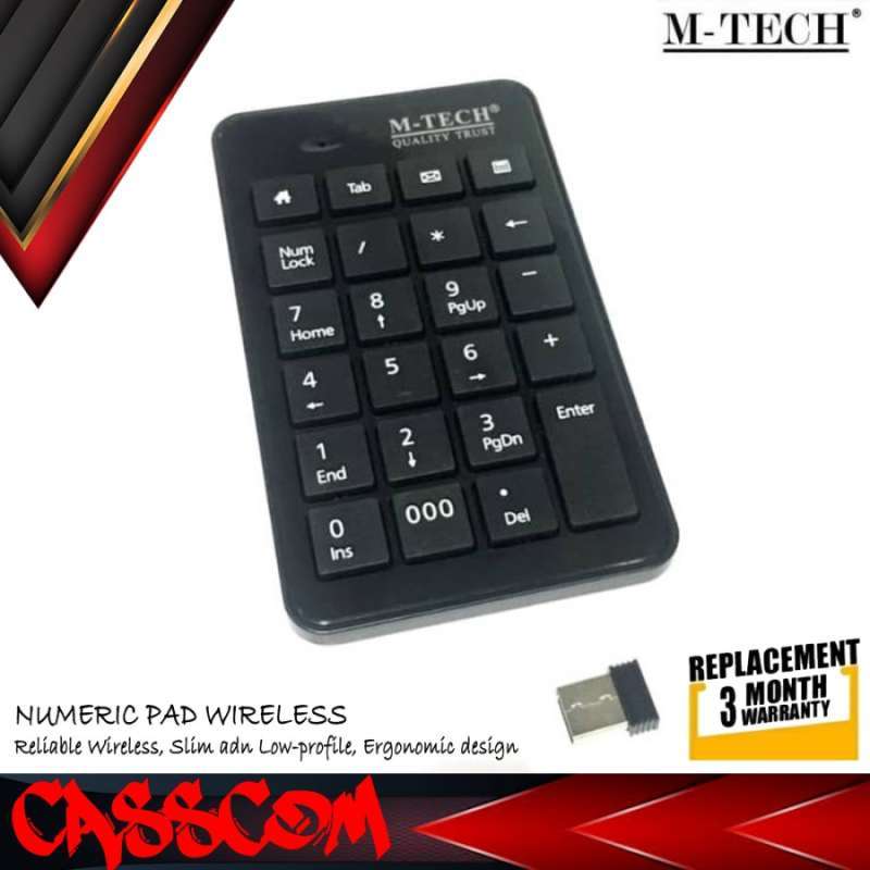 Jual M-tech Numeric Pad Wireless / Keyboard Numerik Wireless Di Seller ...