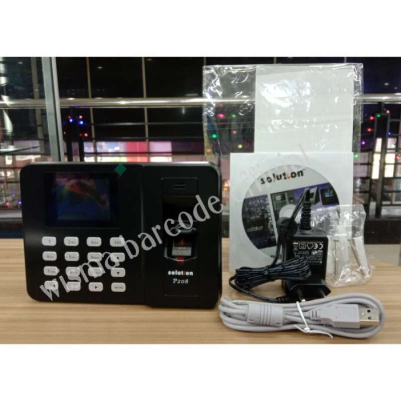 Jual Mesin Absensi Solution P208 Fingerprint Solution P208 Jual Mesin Absensi Solution P208 Fingerprint Solution P208
