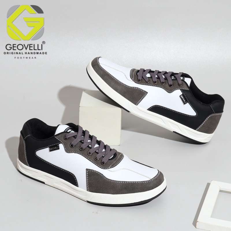 Jual Sepatu Sneaker Putih Pria Sepatu Sneakers Terbaru Brand Geovelli