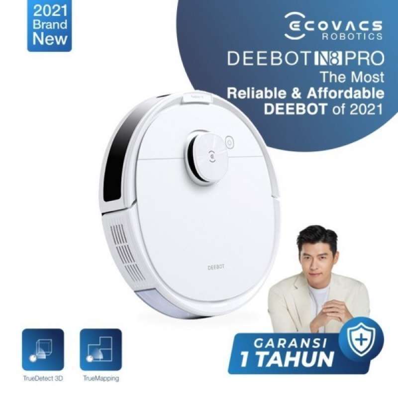 Jual Ecovacs DEEBOT N8 PRO Robot Vacuum Cleaner Vacum Sapu Pel Vakum
