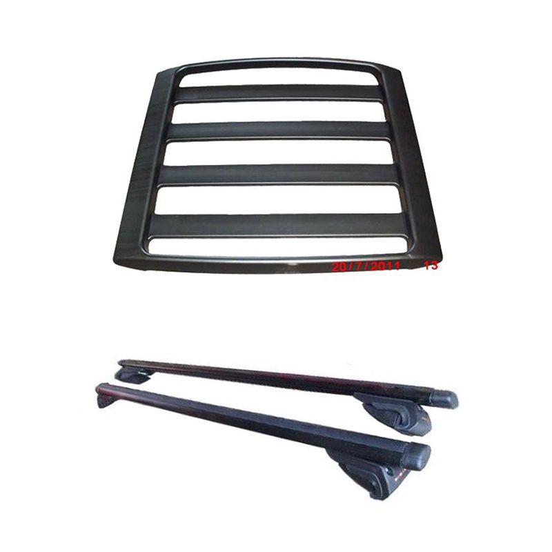 Luggage Rack Roda Jual R4 Paket Roof Rack Rak Bagasi dan Cross Bar Jepit Roof Rail Mobil ...