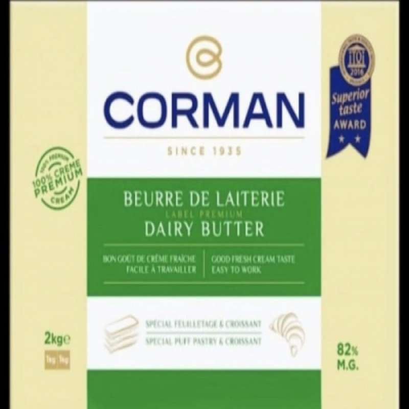 Jual Corman Dairy Butter Sheet Termurah Harga Grosir Terupdate Hari