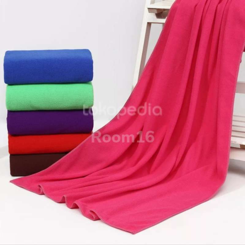 Promo HANDUK SUPER MICROFIBER SIZE 70X140CM Diskon 7% di Seller Ramein