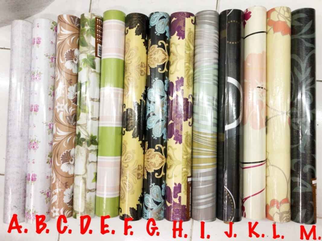 Promo Wallpaper roll sticker dinding 45cm x 10 m Diskon 5 di Seller