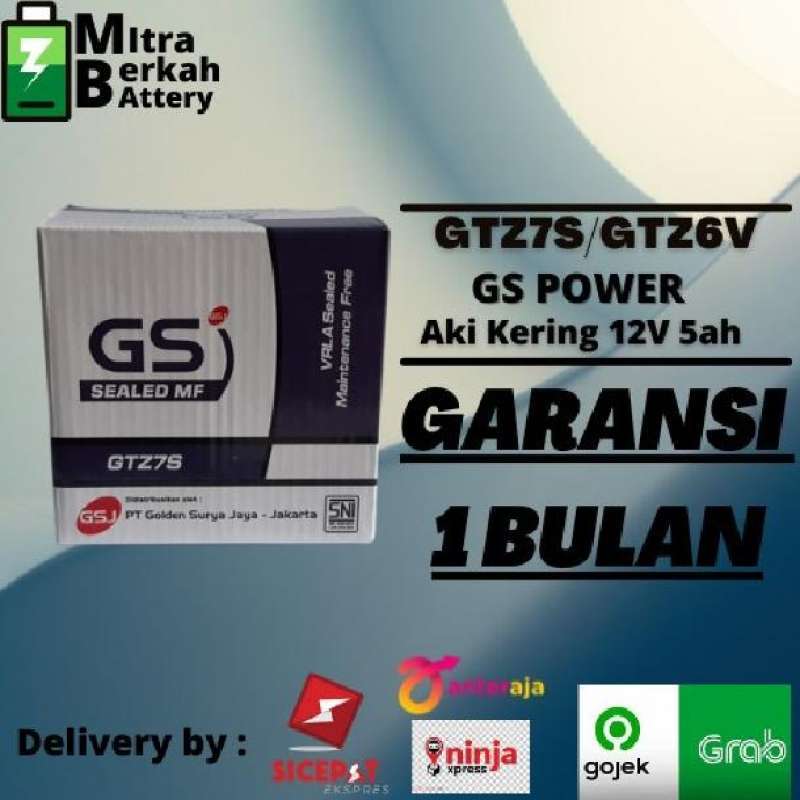 Jual AKI KERING MOTOR SONIC GTZ7S GSJ di Seller Mitra Berkah Battery