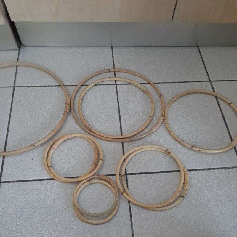 Jual Ring Rotan Pegangan Tas Rotan Lingkaran Rotan Kerajinan Tangan