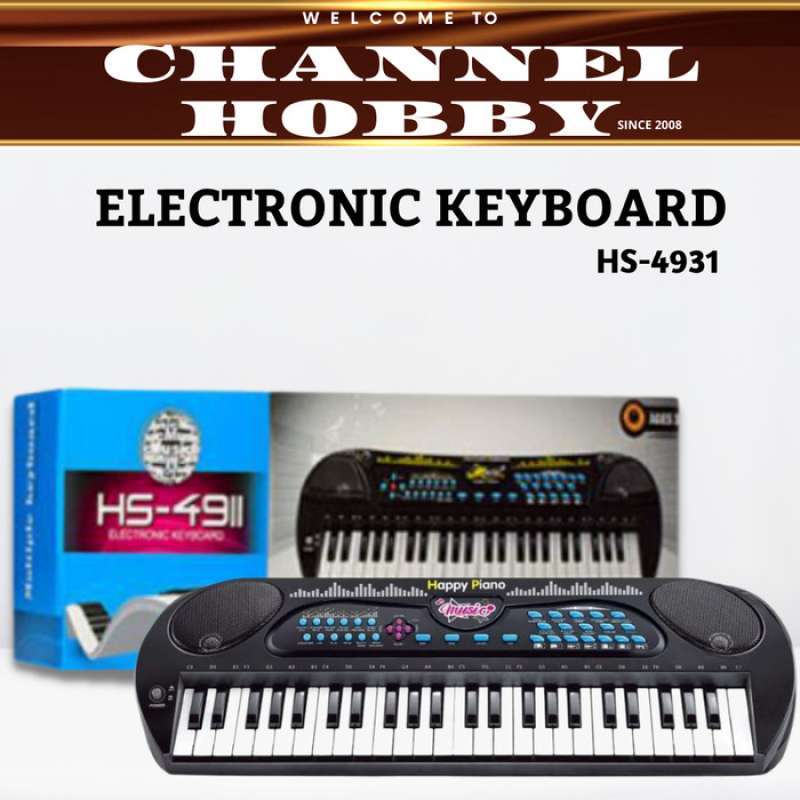 Promo Electronic Keyboard HS 49631 / Multi Keyboard / Piano / Mainan