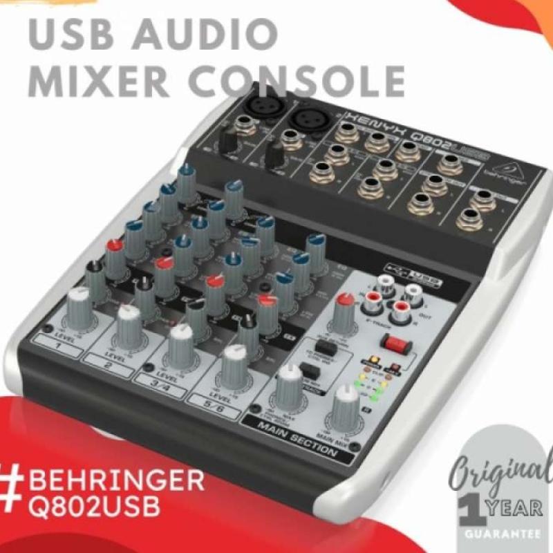 Promo Behringer Xenyx Q802Usb Mixer Audio Interface Diskon 15 di Seller Tabriiz Shop