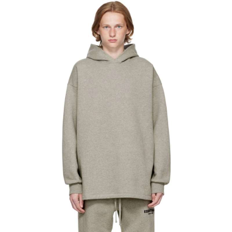 Jual Fear of God Essentials Relaxed Hoodie Dark Oatmeal di Seller Hotsaucesneakers Kota