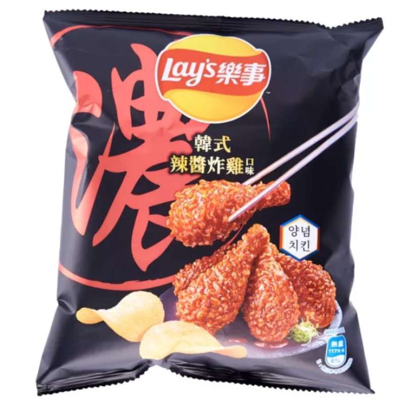 Jual Lays Korea Spicy Chicken Flavoured Taiwan Potato Chips (43g) Di